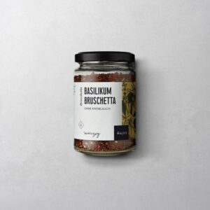 BRUSCHETTA Z BAZYLIĄ- bez czosnku