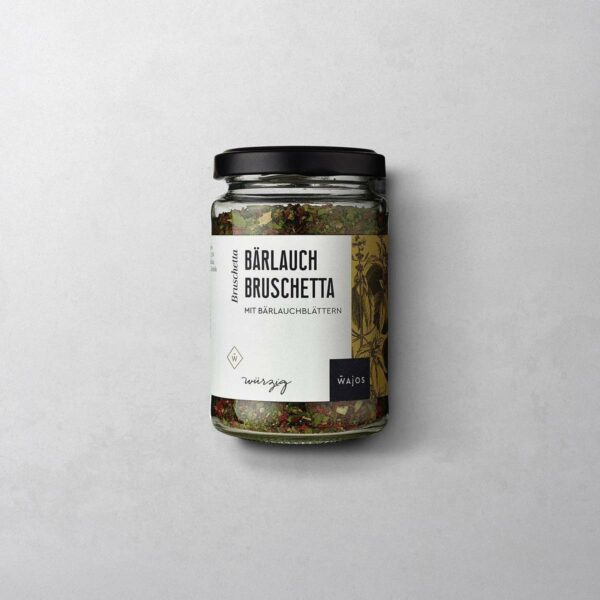 BRUSCHETTA Z DZIKIM CZOSNKIEM