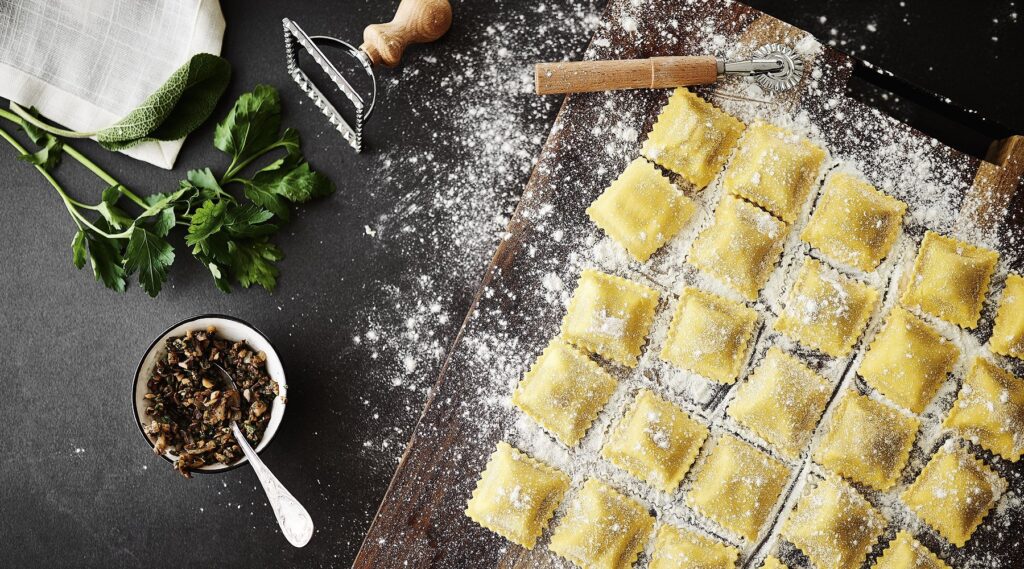 Ravioli z grzybami