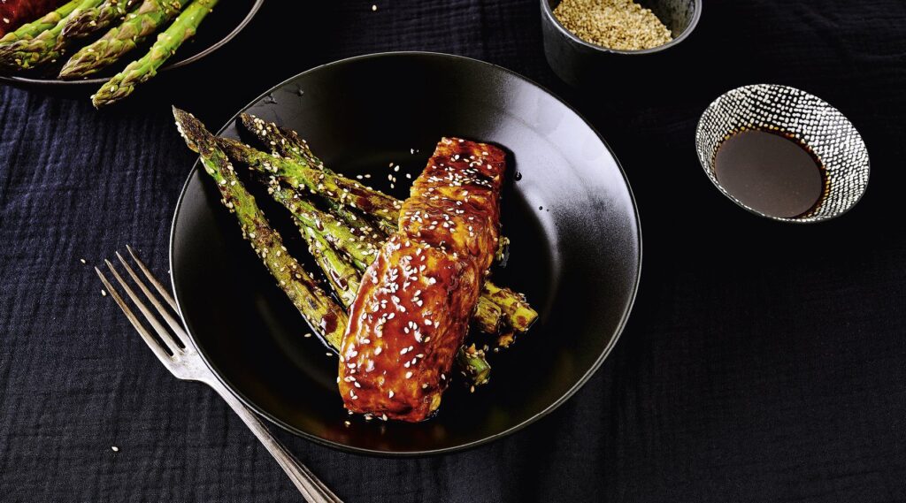 Łosoś Teriyaki