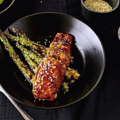 Łosoś Teriyaki