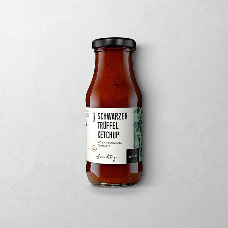 KETCHUP Z CZARNYMI TRUFLAMI- z pomidorami San Marzano KETCHUP Z CZARNYMI TRUFLAMI- z pomidorami San Marzano